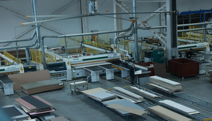 客來福6大核心工序定義板式家居4.0智造效率、精度與品質新標桿